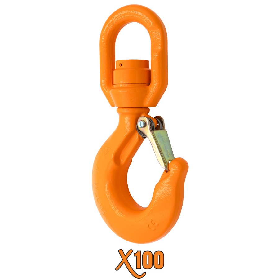 Swivel Eye Hoist Hook with Bronze Bushing