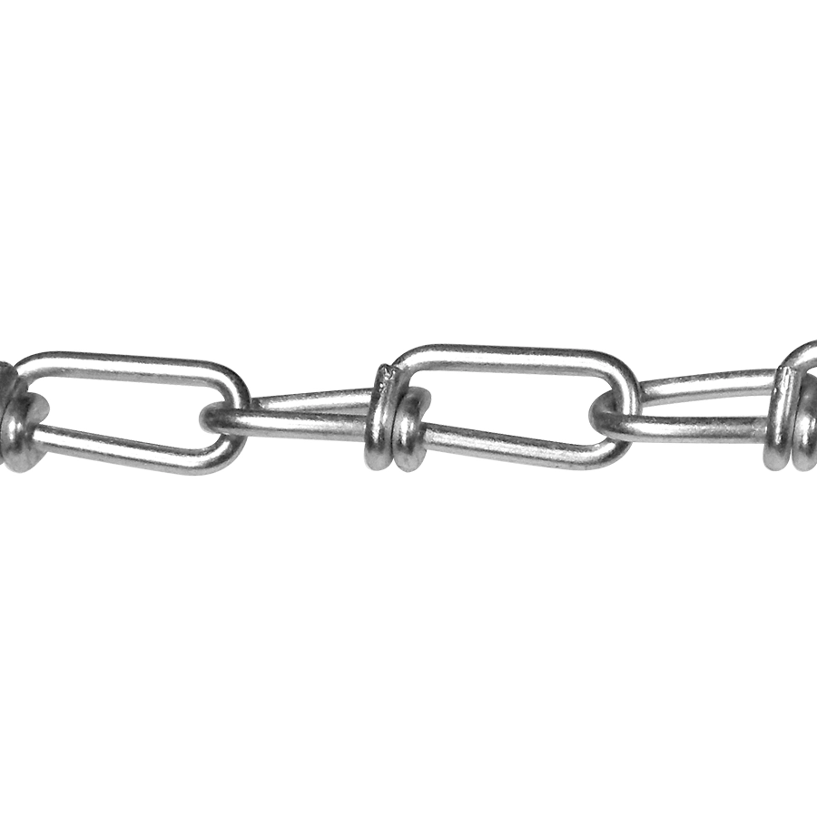 Double Loop Chain - Zinc Plated