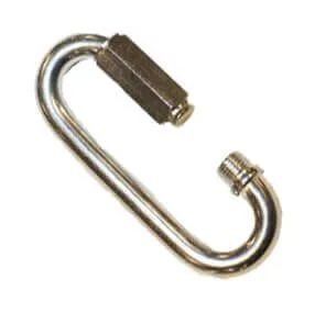 Wide Jaw Quick Links - Bright Zinc
