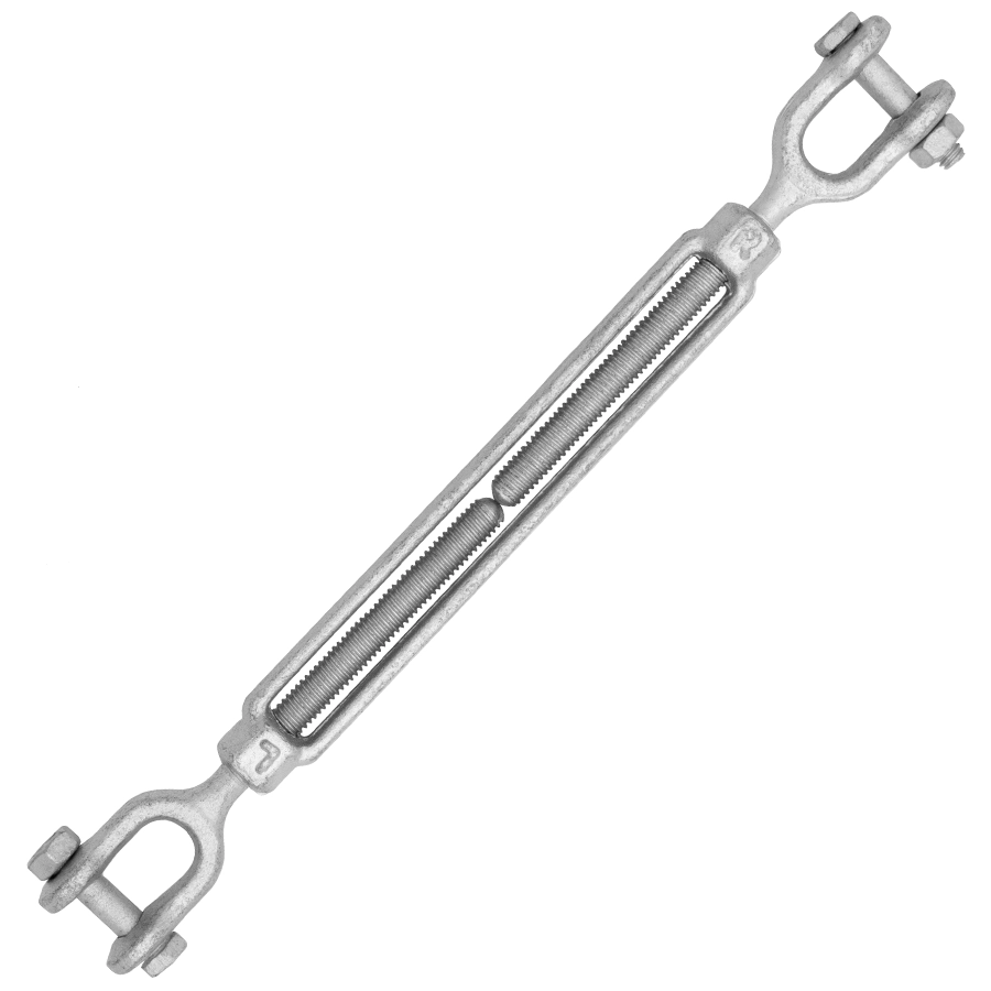 Jaw & Jaw Galvanized Turnbuckles Jaw & Jaw Galvanized Turnbuckles