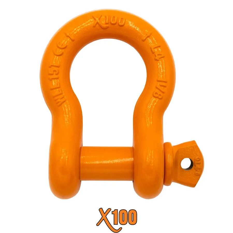 X100® All Alloy Screw Pin Anchor Shackles X100® All Alloy Screw Pin Anchor Shackles