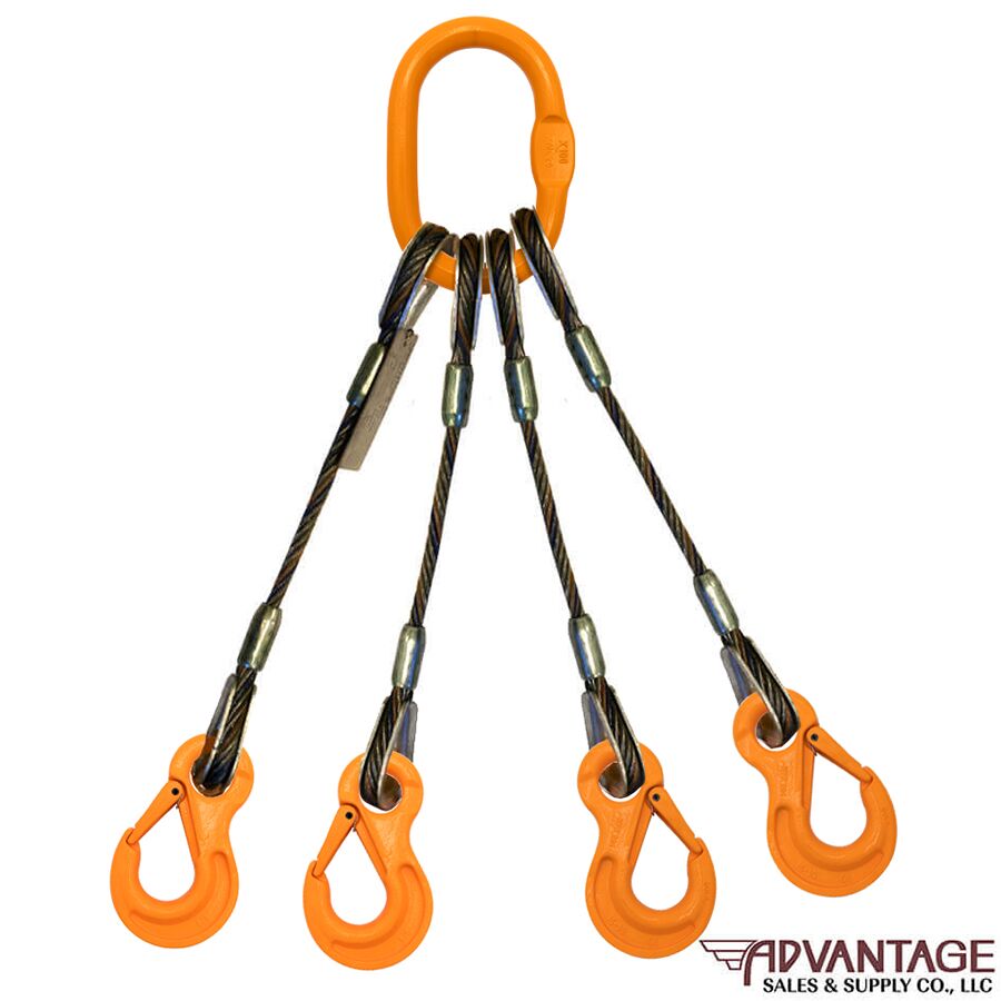 Four-Leg Bridle Wire Rope Slings Four-Leg Bridle Wire Rope Slings