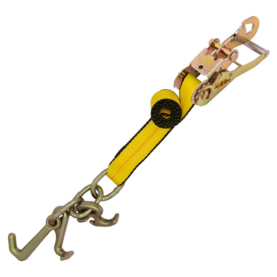 Cluster Ratchet Tie Down Straps with RTJ Cluster and Ratchet with Snap Hook with Spacers – Single Cluster Ratchet Tie Down Straps with RTJ Cluster and Ratchet with Snap Hook with Spacers – Single