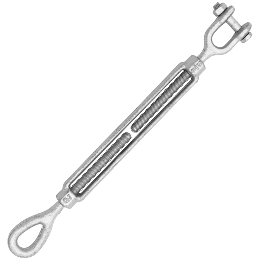 Eye & Jaw Galvanized Turnbuckles