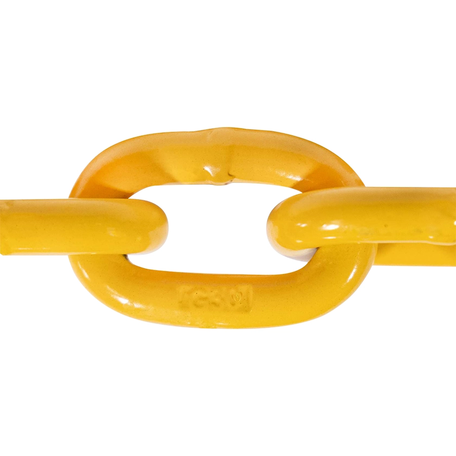 Grade 30 Yellow Powder Coated Proof Coil Chain