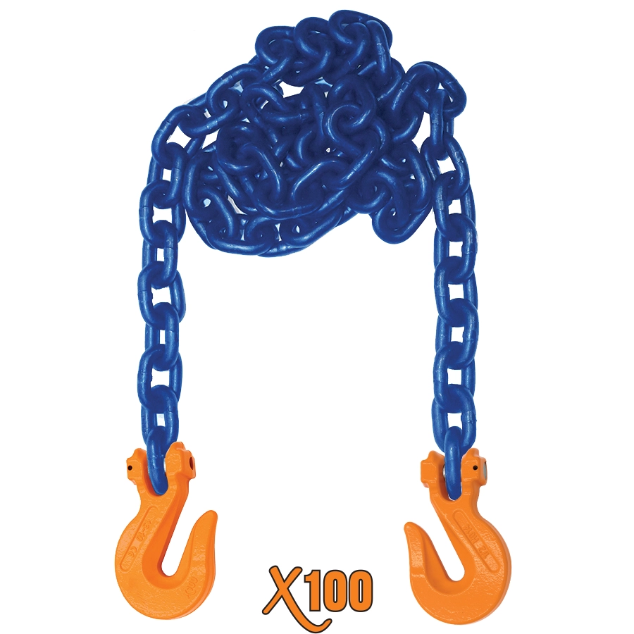 X100® Grade 100 Binder Chains with Grab Hooks X100® Grade 100 Binder Chains with Grab Hooks