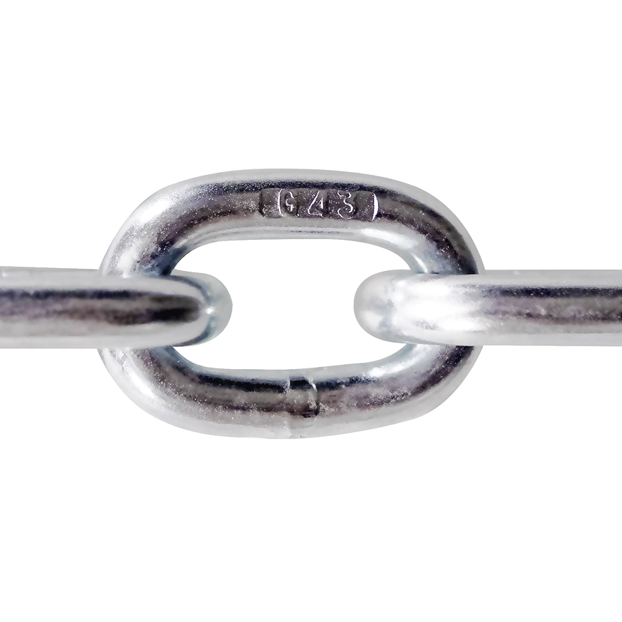 Bright Zinc Grade 30 Proof Coil Chain