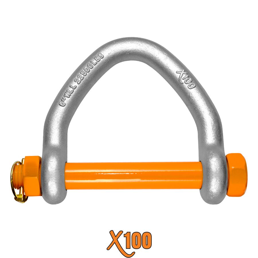 X100® Bolt Type Web Shackles X100® Bolt Type Web Shackles