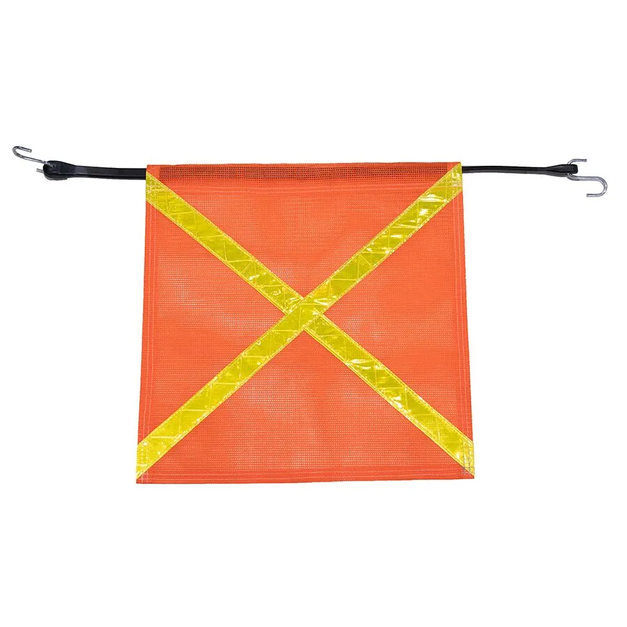 Safety Flag with Reflective X