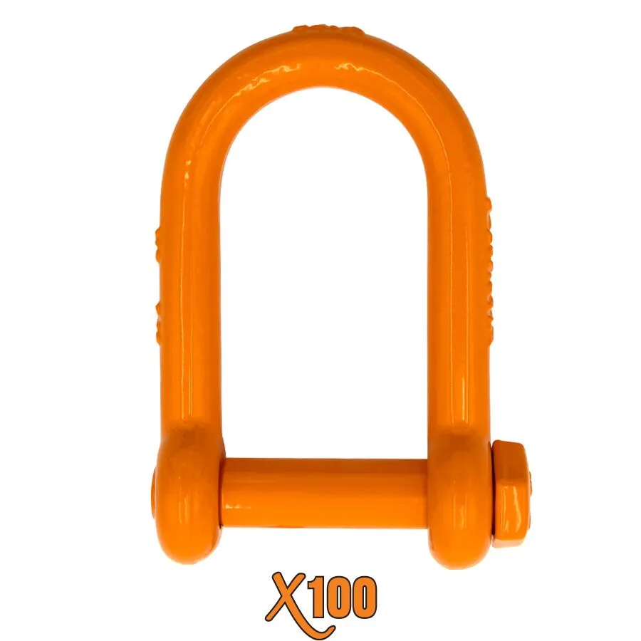 X100® All Alloy Screw Pin Long Reach Shackles X100® All Alloy Screw Pin Long Reach Shackles