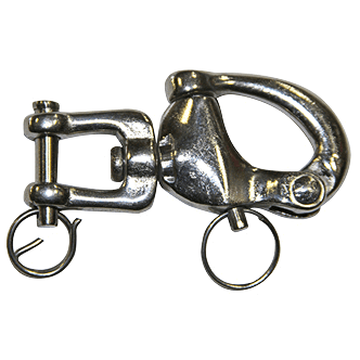 #2476 Stainless Steel Jaw Swivel Snap Shackle #2476 Stainless Steel Jaw Swivel Snap Shackle