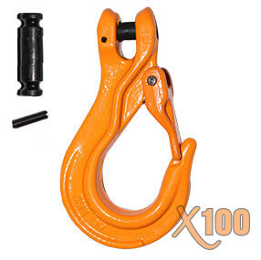 X100® Grade 100 Clevis Sling Hook with Latch – Advantage Sales & Supply, LLC