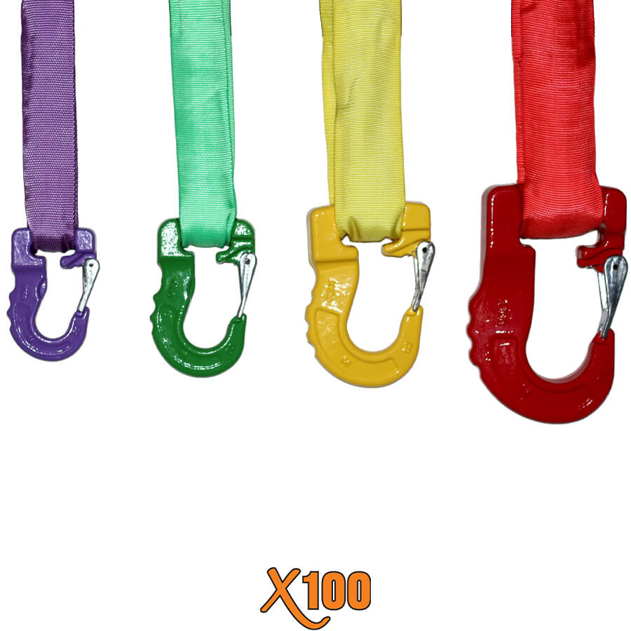 X100® Synthetic Round Sling Hooks
