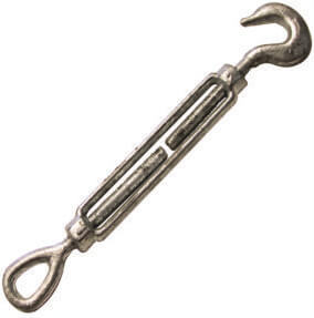 Eye-Hook Galvanized Turnbuckles