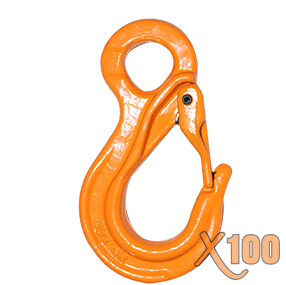 X100® Grade 100 Eye Sling Hook With Latch