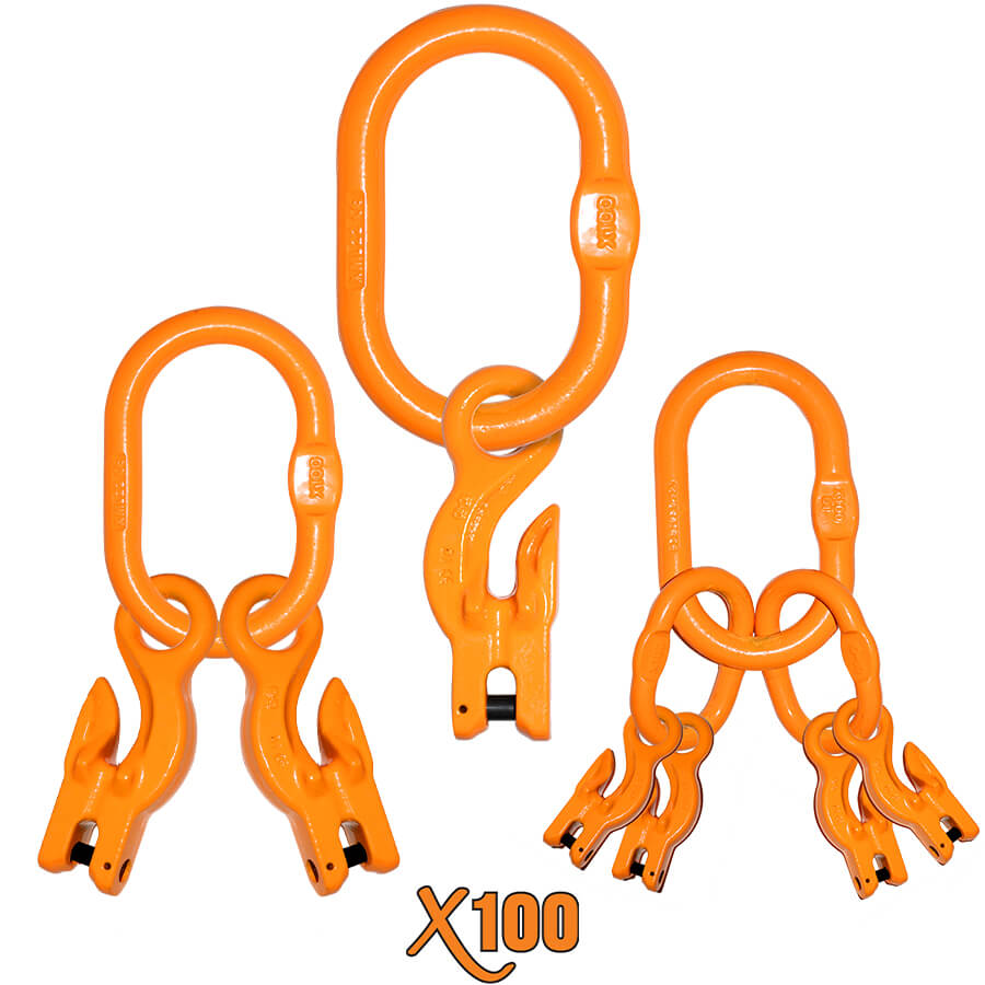 X100® Grade 100 Clevis Sling Hook with Latch Advantage Sales & Supply