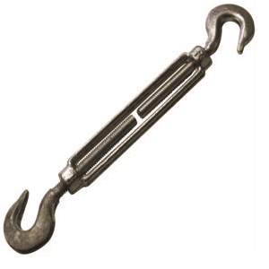 Hook-Hook Galvanized Turnbuckles