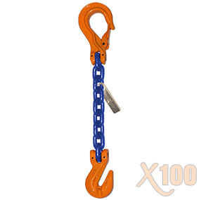 Single Leg Grade 100 Chain Slings