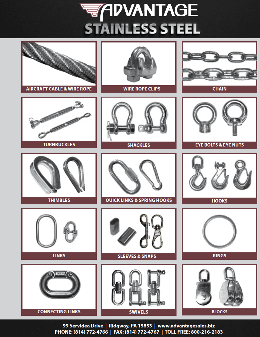 Aexit 2PCS Silver Chain & Rope Fittings Tone Stainless Steel Wire Rope Fastener Bow Shackles Wire Rope Clips M6 Thread 