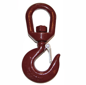 Alloy Swivel Eye Hoist Hooks with Latch