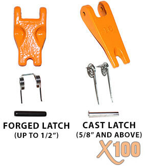 X100® Grade 100 Sling Hook Replacement Latch Kit