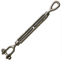 Eye-Jaw Galvanized Turnbuckles