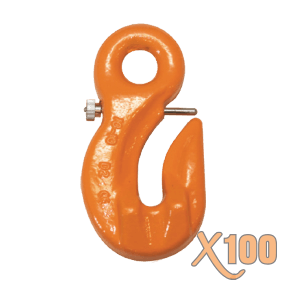 X100 Grade 100 Lockable Alloy Grab Hooks with Eye