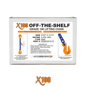 X100® Off-The-Shelf SGG Chain Slings