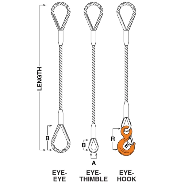 Single-Leg Wire Rope Slings