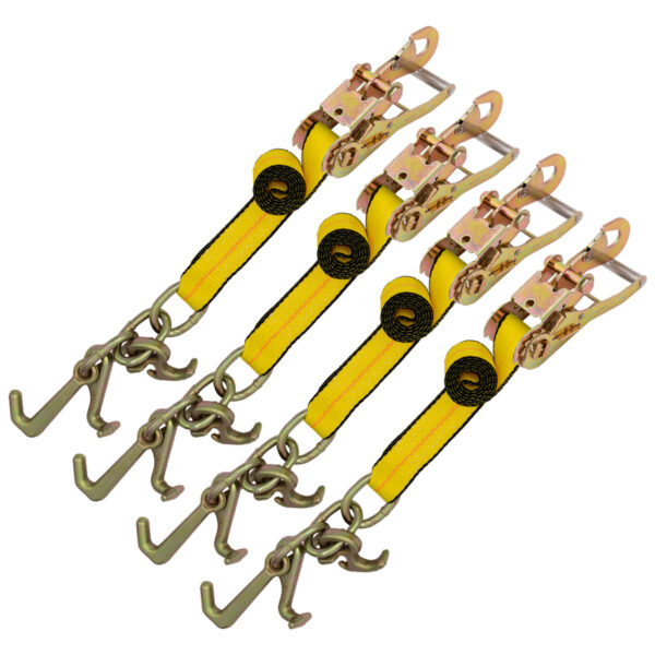 Cluster Ratchet Tie Down Straps with RTJ Cluster and Ratchet with Snap Hook with Spacers – Kit