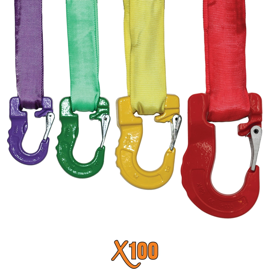 X100® Synthetic Round Sling Hooks